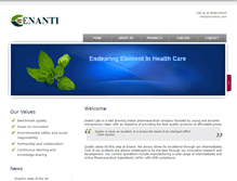 Tablet Screenshot of enantilabs.com